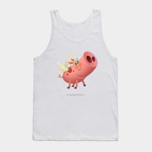 Angel pig Tank Top